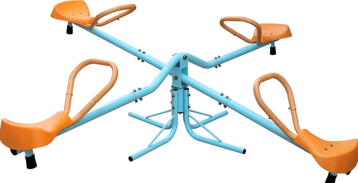 4-Seat Spinning Teeter Totter: Where Motion Meets Imagination