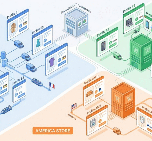 E-commerce Multi-Store Management Without Risk of Bans