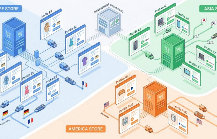 E-commerce Multi-Store Management Without Risk of Bans