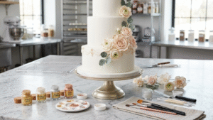 Professional Cake Decorating Using Edible Luster Dust