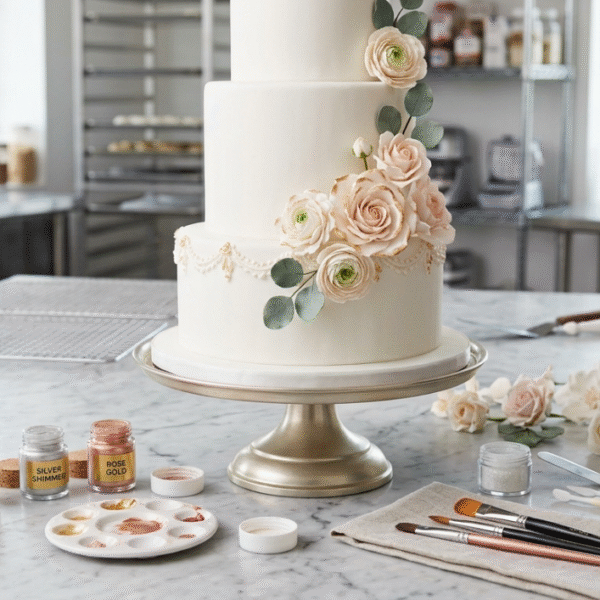 Professional Cake Decorating Using Edible Luster Dust