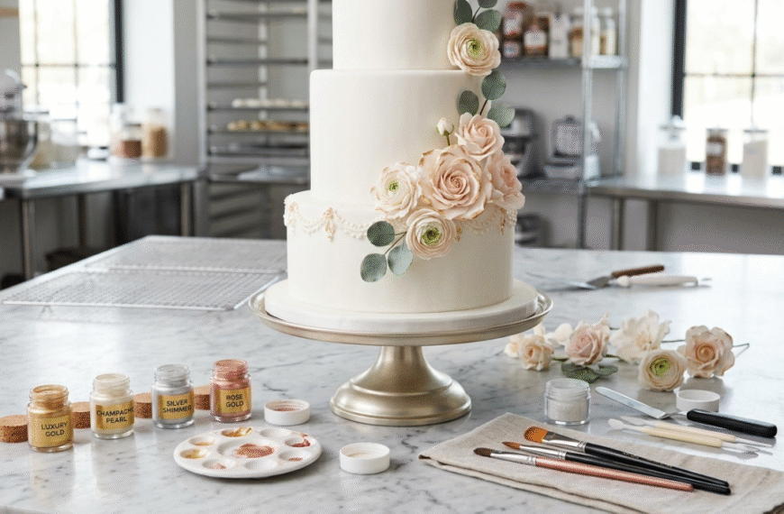 Professional Cake Decorating Using Edible Luster Dust